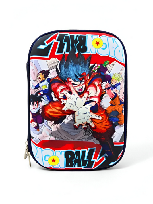 Dragon Ball Z Pencil Pouch for Kids - Goku & Friends Stationery Case.