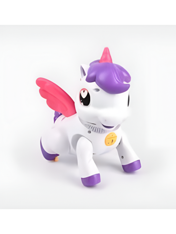 Dreamy Sunacorn Interactive Walking Unicorn Toy with Music & LED Lights – Battery Operated Moving Pegacorn Figure with Movable Head & Wings, Birthday Gift for Kids & Toddlers Ages 3+ LM15831I