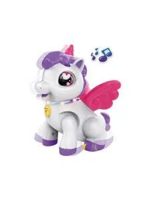 Dreamy Sunacorn Interactive Walking Unicorn Toy with Music & LED Lights – Battery Operated Moving Pegacorn Figure with Movable Head & Wings, Birthday Gift for Kids & Toddlers Ages 3+ LM15831I