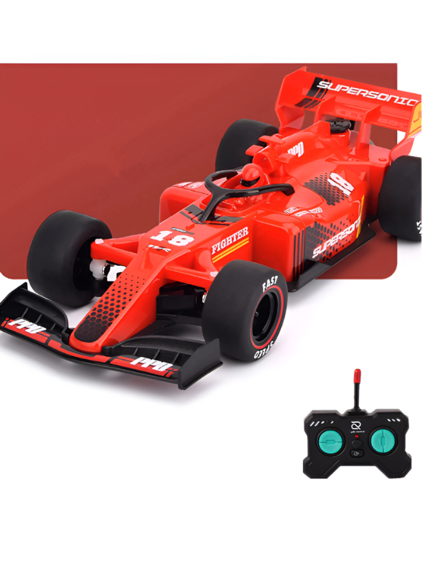 Drift Go – High-Speed RC F1 Racing Car with Spray Function, LED Lights & Rechargeable Battery - Red | LMI11212.