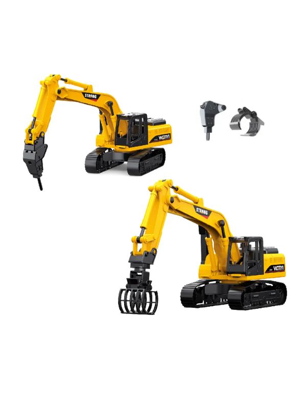 Drilling Truck Excavator Toy – Engineering Construction Vehicle Model for Kids