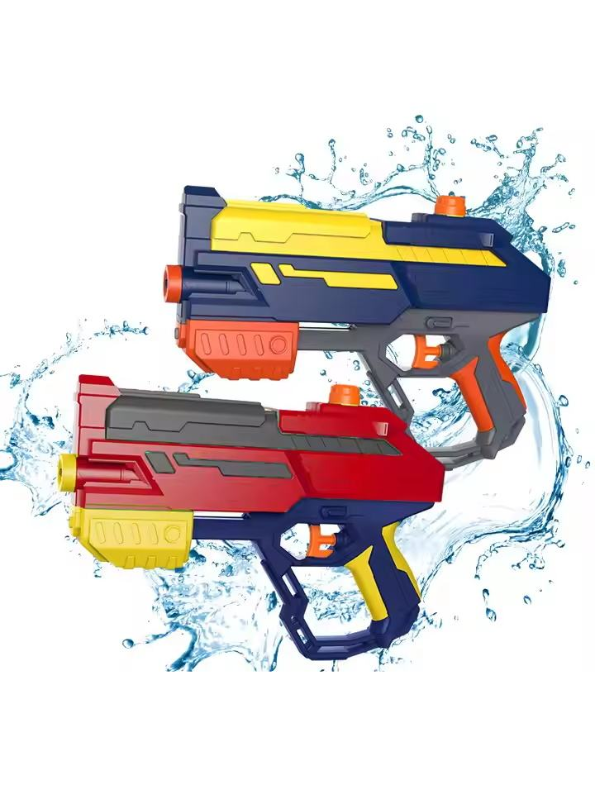 DualBlast – Dual Reservoir Water Gun Pichkari | Powerful Long-Range Summer Blaster for Kids Red LMI16061.