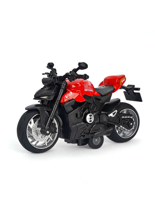 Ducati Streetfighter V4 Diecast Model 1:8 Scale – Pull-Back Alloy Bike with Lights & Sound Red LMI15143.