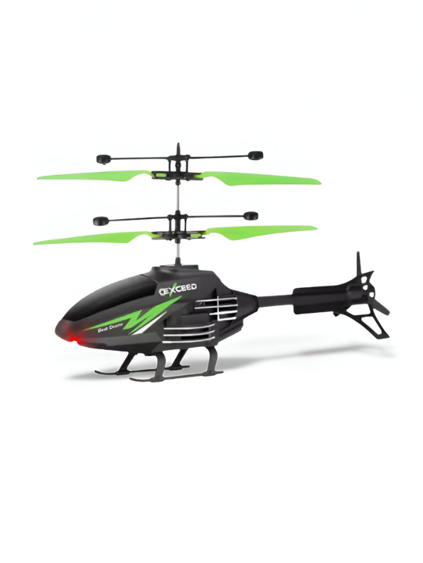 Dynamic Remote Control Helicopter – Easy to Fly Perfect Indoor Toy for Kids Green LMI15086.