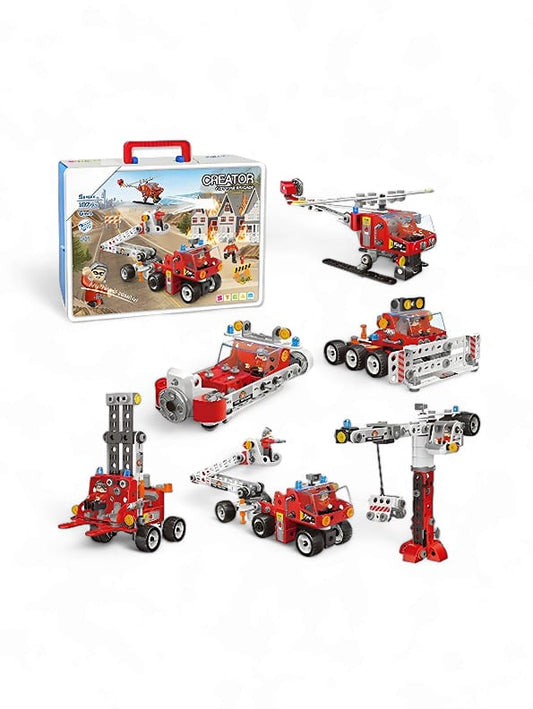 Educational Fire Rescue Engineering Kit Building Block Toys 187Pcs (NX.L-J-15) - Toyloft