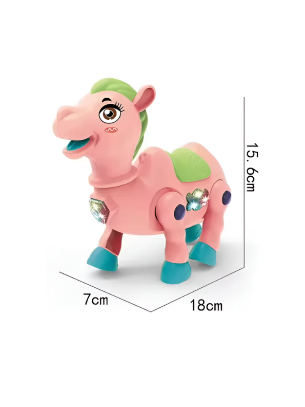 Electric Cute Pet – Walking Camel Toy with Musical Light-Up and Flashing Lights for Kids - LMI15662.