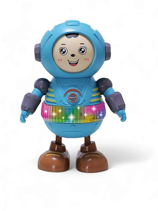 Electric Dancing Space Robot Musical Toy - Blue (MS-M-31) - Toyloft