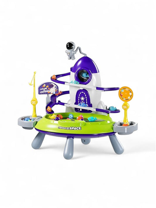 Electric Fishing Space Platform Toy for Kids | Fun & Interactive Play - Model NX-N-24