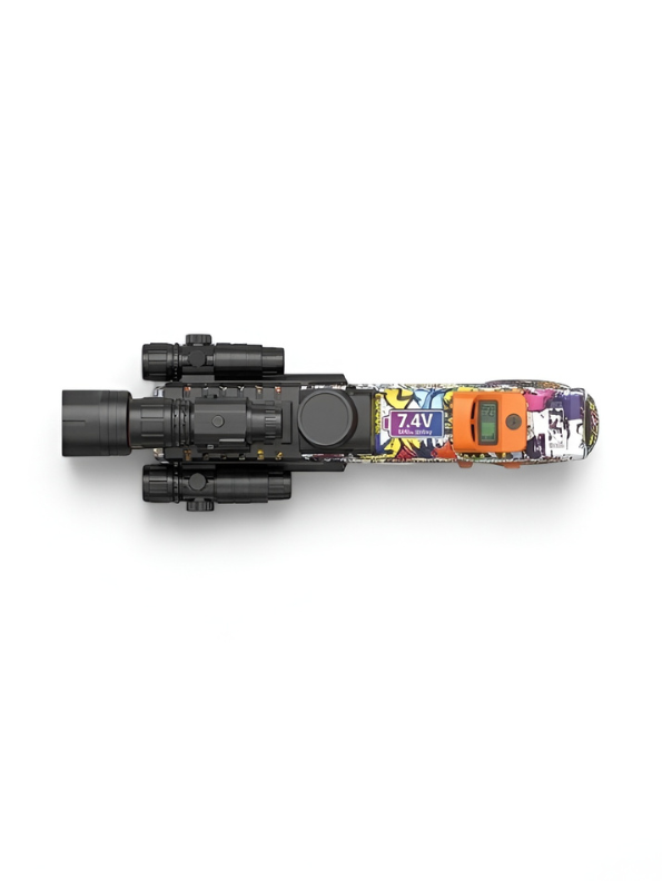 Electric Gel Ball Blaster Toy Gun – Automatic Graffiti Design Splatter Ball Gun TV6847.