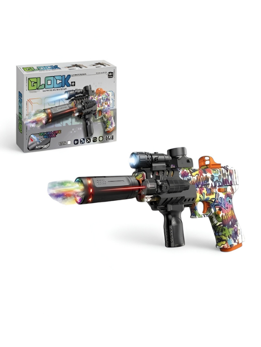 Electric Gel Ball Blaster Toy Gun – Automatic Graffiti Design Splatter Ball Gun TV6847.