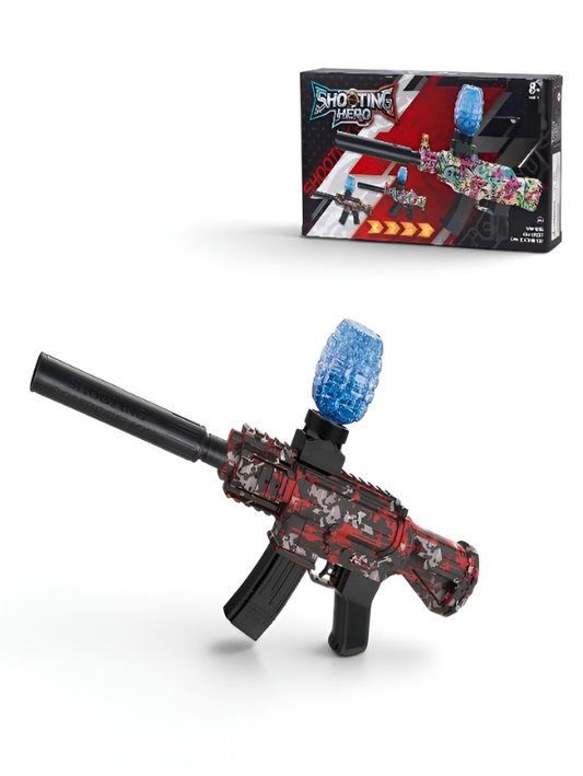 Red Camo Electric Gel Launcher – Automatic Outdoor Toy TV7232