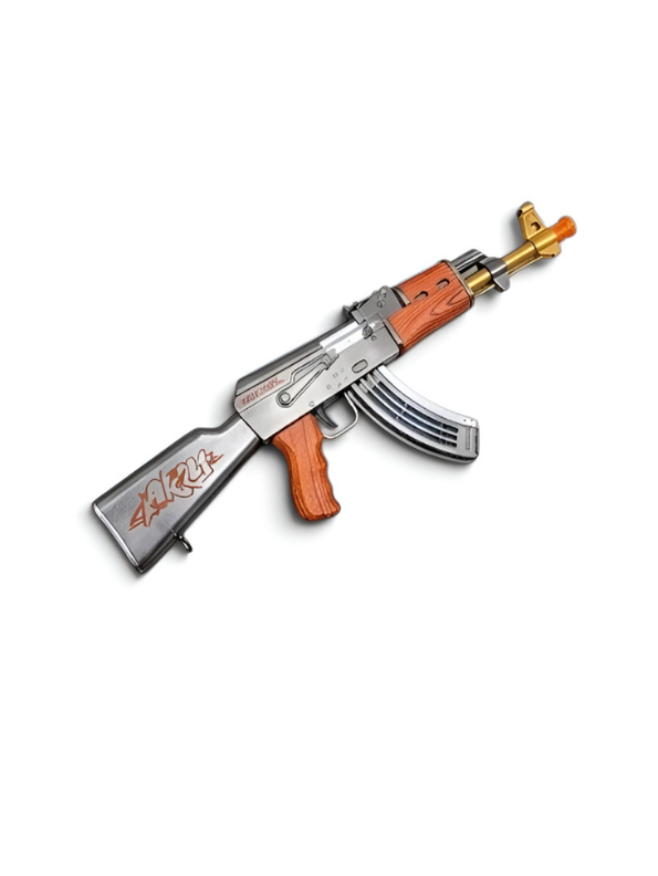 Electric Toy AK-47 Rifle for Kids with Realistic Sound & LED Flashing Lights MD450.