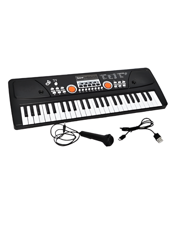 Electronic Keyboard Piano for Kids with Microphone | Educational Musical Toy for Boys & Girls LMI15051.