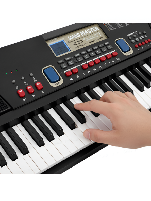Electronic Piano Keyboard with Microphone & USB – Learning Musical Toy LMI15784.