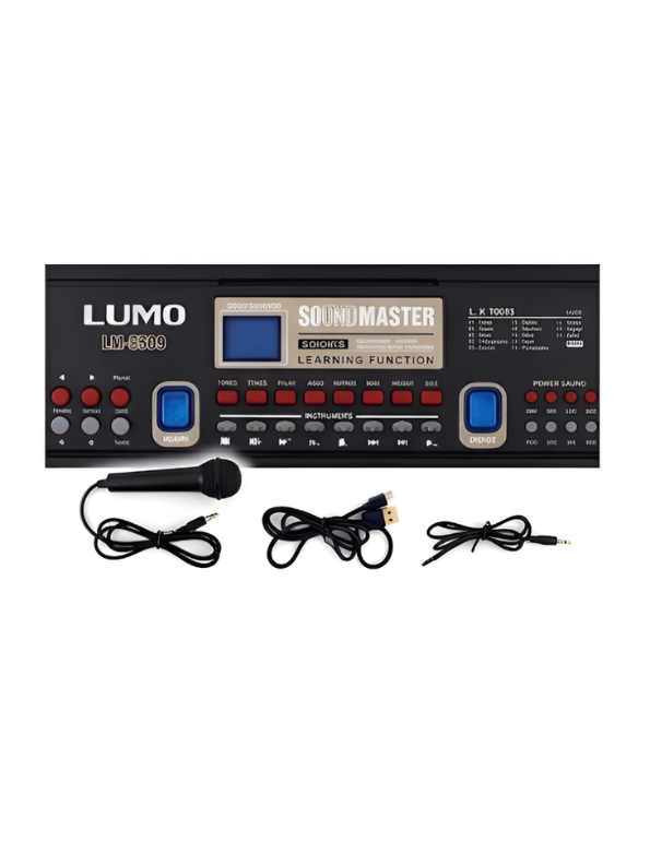Electronic Piano Keyboard with Microphone & USB – Learning Musical Toy LMI15784.