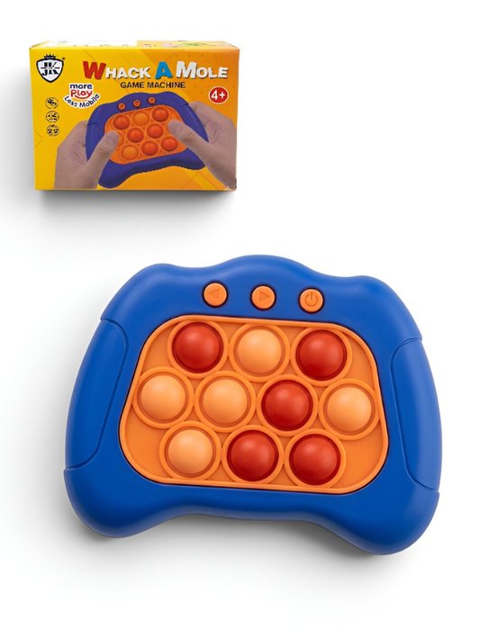 Electronic Quick Push Bubble Game Console Purple – Handheld Whack-A-Mole Pop Fidget Sensory Toy with Lights and Sound, Educational Stress Relief Game Machine for Kids Ages 4+ TV5184