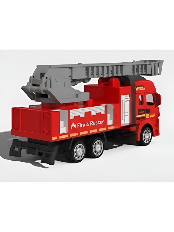 Emergency Rescue Fire Truck Toy with Rotating Extendable Ladder TV5816