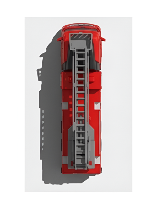 Emergency Rescue Fire Truck Toy with Rotating Extendable Ladder TV5816