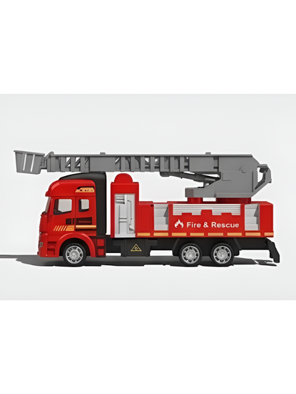 Emergency Rescue Fire Truck Toy with Rotating Extendable Ladder TV5816