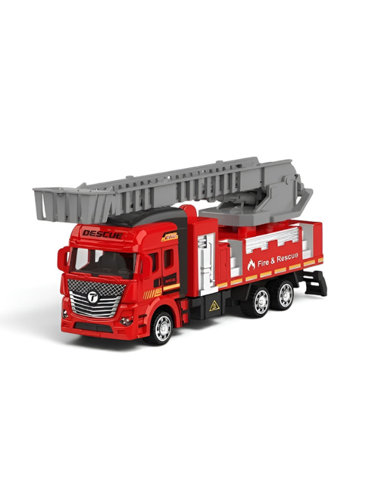 Emergency Rescue Fire Truck Toy with Rotating Extendable Ladder TV5816
