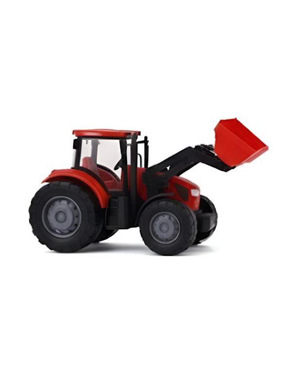Excavator & Tractor Toy – Realistic Farm Construction Vehicle Red LMI15424.