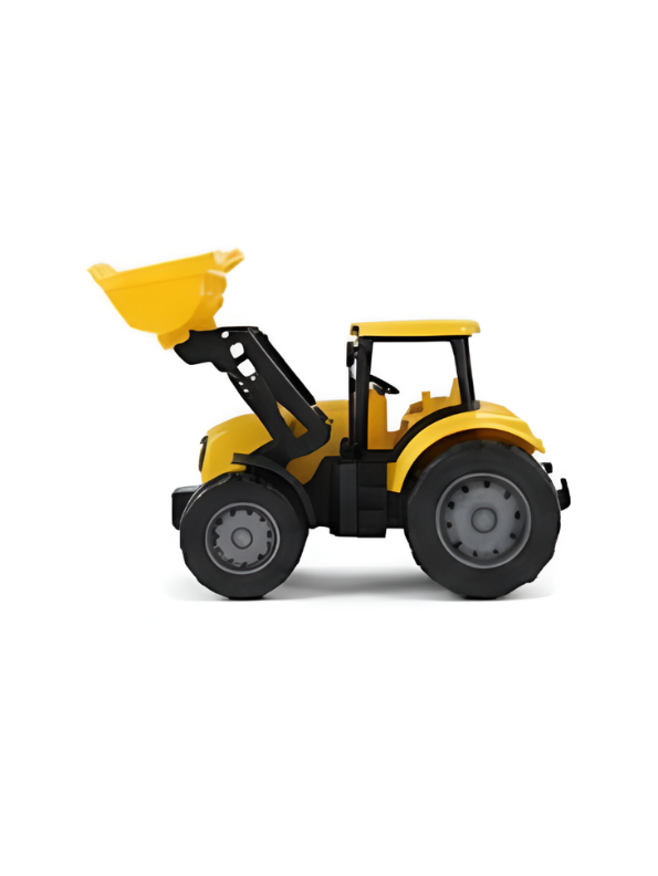 Excavator & Tractor Toy – Realistic Farm Construction Vehicle Yellow LMI15424.