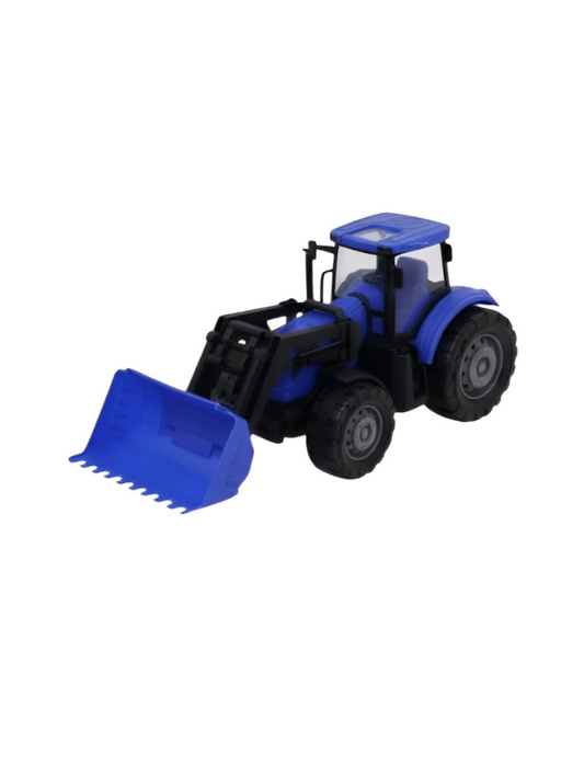 Excavator & Tractor Toy – Realistic Farm Construction Vehicle Blue LMI15424.