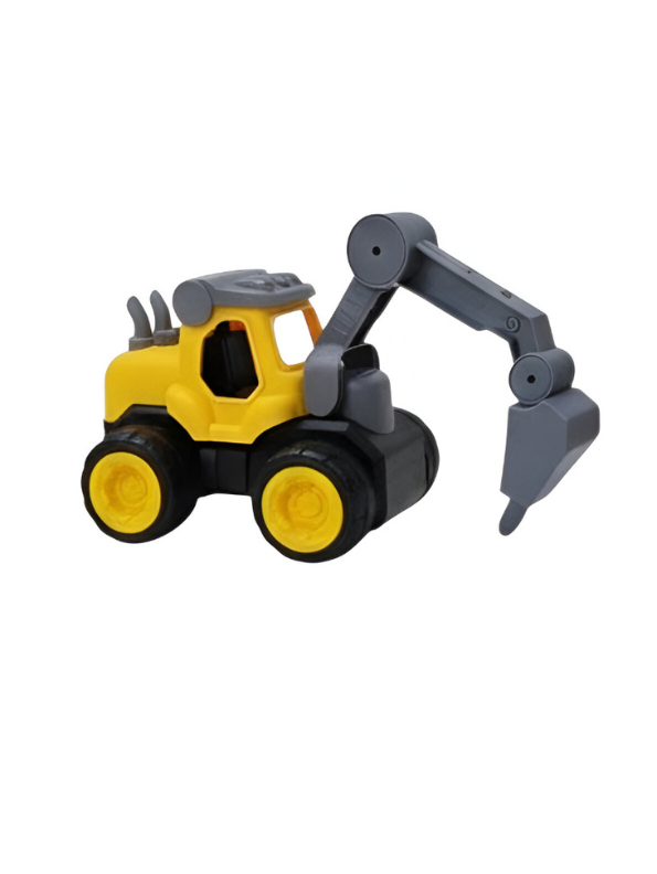 Excavator for Kids Durable Construction Vehicle Toy with Movable Digger Arm LMI12504.