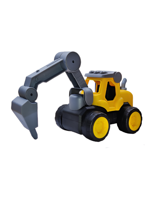 Excavator for Kids Durable Construction Vehicle Toy with Movable Digger Arm LMI12504.