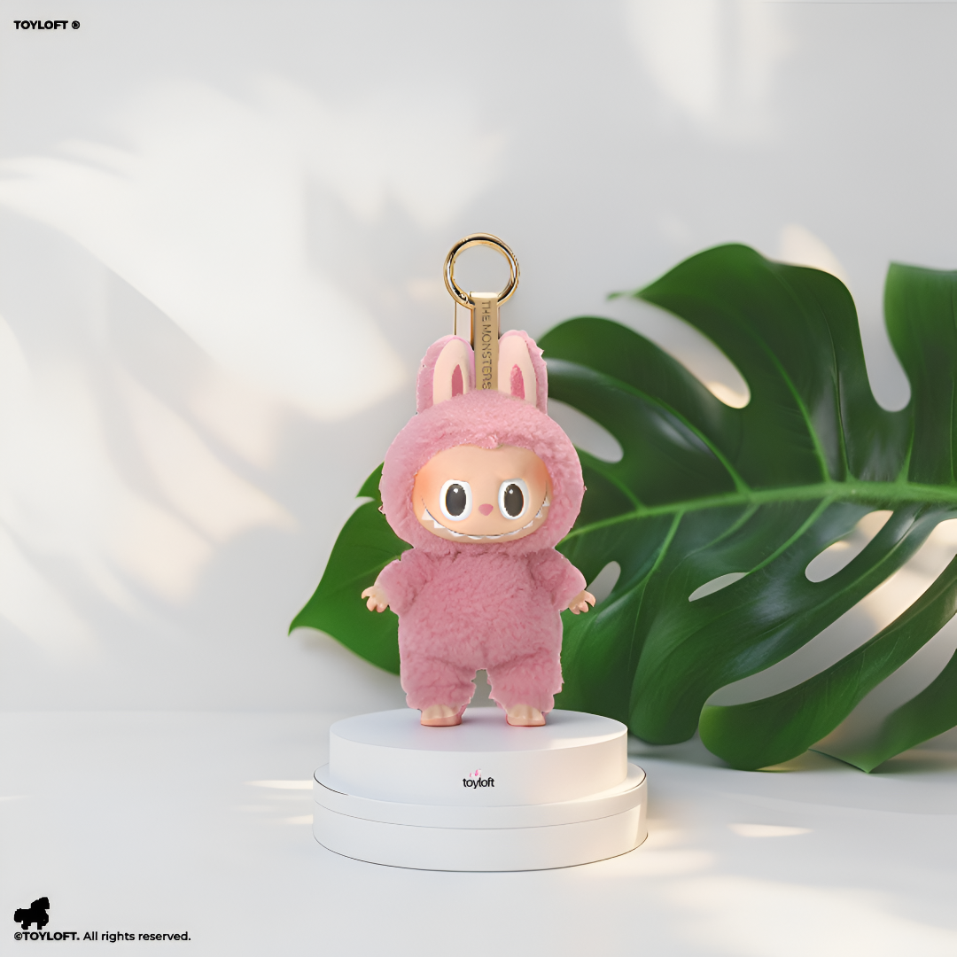 Blind Box - Sea Salt Coconut - Official Authentic Barcoded Pop Mart Labubu Plush Keychain – Limited-Edition Fuzzy Bunny‑Eared Monster - THE MONSTERS - Exciting Macaron Collection