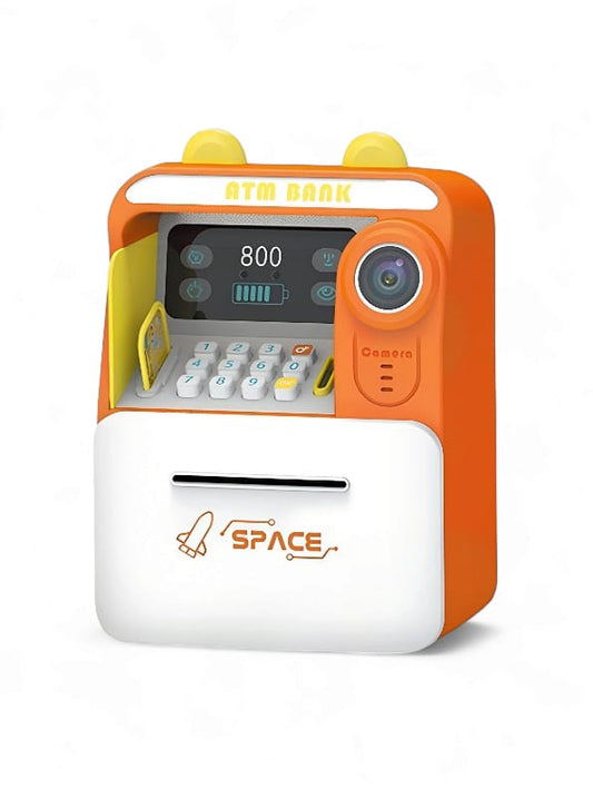 Face Recognition Musical Money Safe Kids - Orange (MS-M-31)