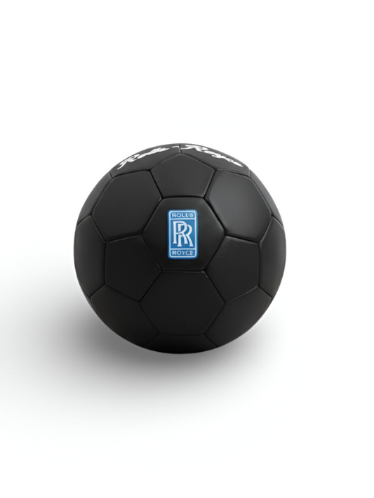 Rolls-Royce Bespoke Black Leather Football – Limited Edition Luxury Soccer Ball LMI13150