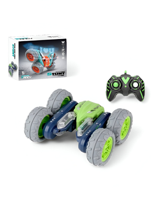 Fancy Stunt Performance Car – 360° Rotating Remote Control Drift & Twist Stunt Car - Green LMI10886.