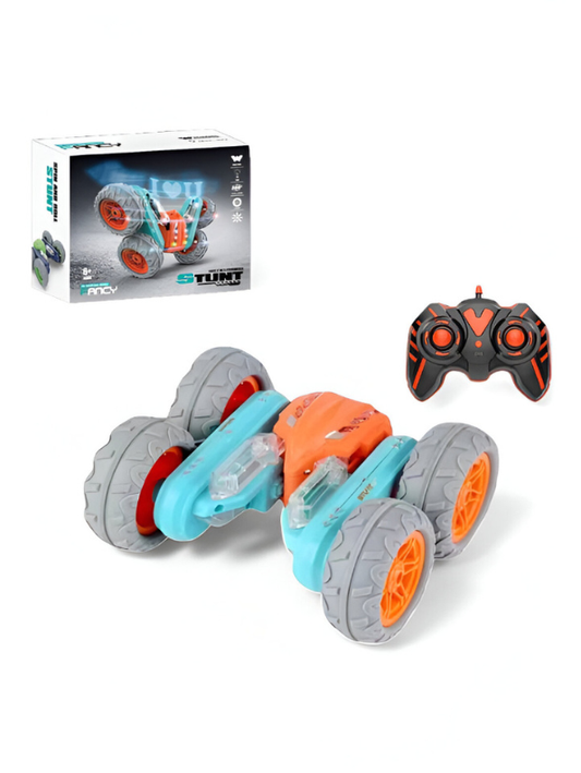 Fancy Stunt Performance Car – 360° Rotating Remote Control Drift & Twist Stunt Car - Orange LMI10886.