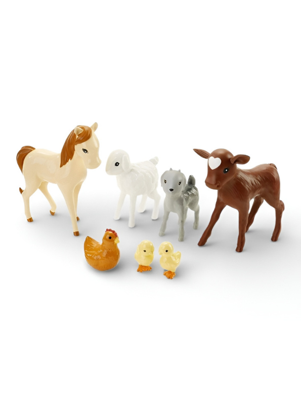 Farm Vet Doll Playset with Animal Figures, Barn Structure & Veterinary Medical Accessories NX13256.