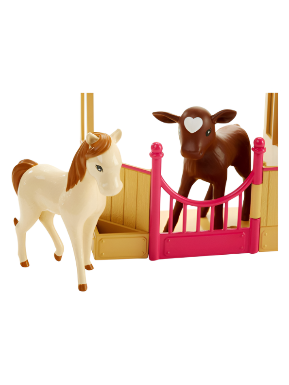 Farm Vet Doll Playset with Animal Figures, Barn Structure & Veterinary Medical Accessories NX13256.