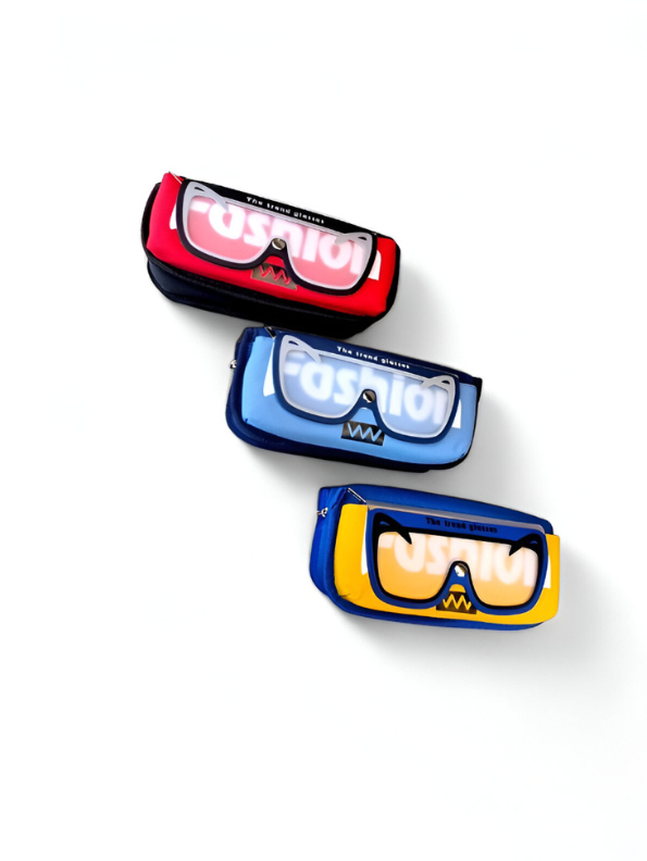 Blue - Fashion Pouch – Soft Pouch with Double Chain & Flap Design | Stylish Pouch for Kids NOVGBT-50029.