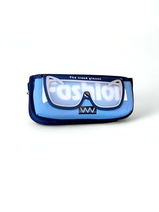 Blue - Fashion Pouch – Soft Pouch with Double Chain & Flap Design | Stylish Pouch for Kids NOVGBT-50029.