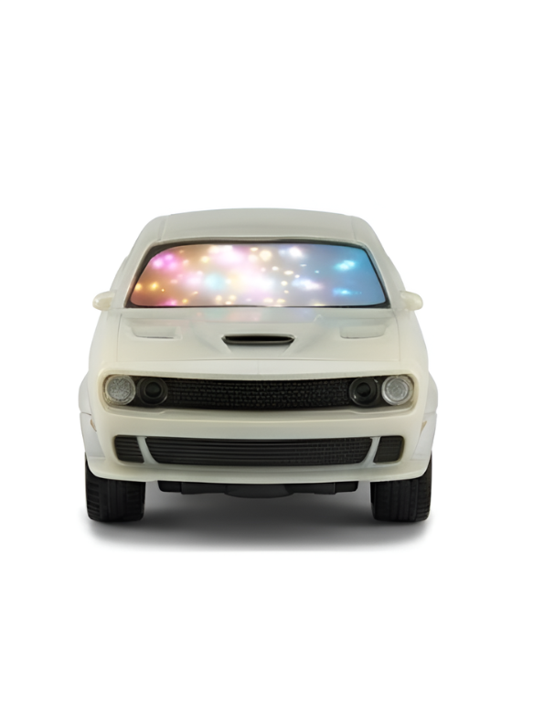 Fast & Furious 10 RC Car - Rechargeable Remote Control Toy Muscle Beige Car with Light-Up LED Windows, Racing Vehicle TV7313