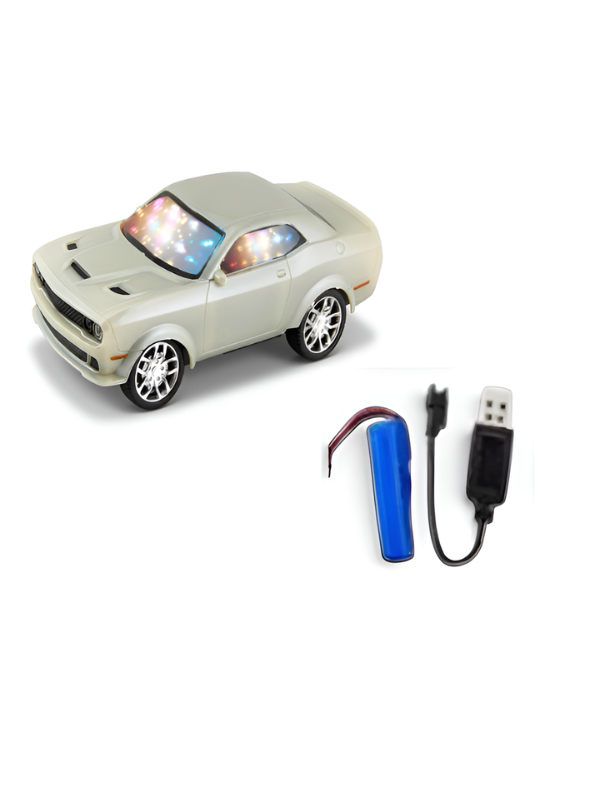 Fast & Furious 10 RC Car - Rechargeable Remote Control Toy Muscle Beige Car with Light-Up LED Windows, Racing Vehicle TV7313