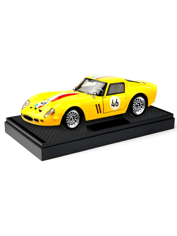 Yellow - Ferrari 250 GTO – Premium Metal Diecast Collectible Toy | High Simulation Classic Sports Car Model Scale 1:32 TV5397.