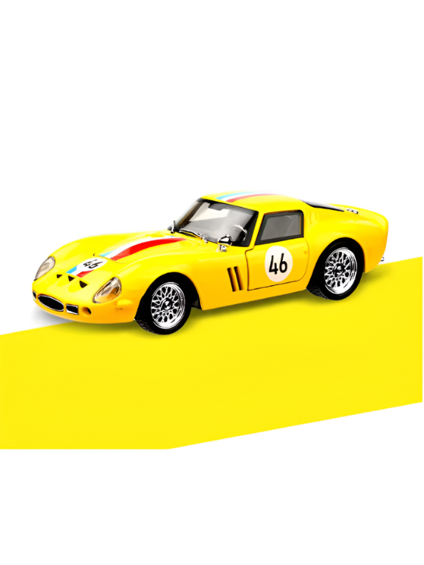 Yellow - Ferrari 250 GTO – Premium Metal Diecast Collectible Toy | High Simulation Classic Sports Car Model Scale 1:32 TV5397.