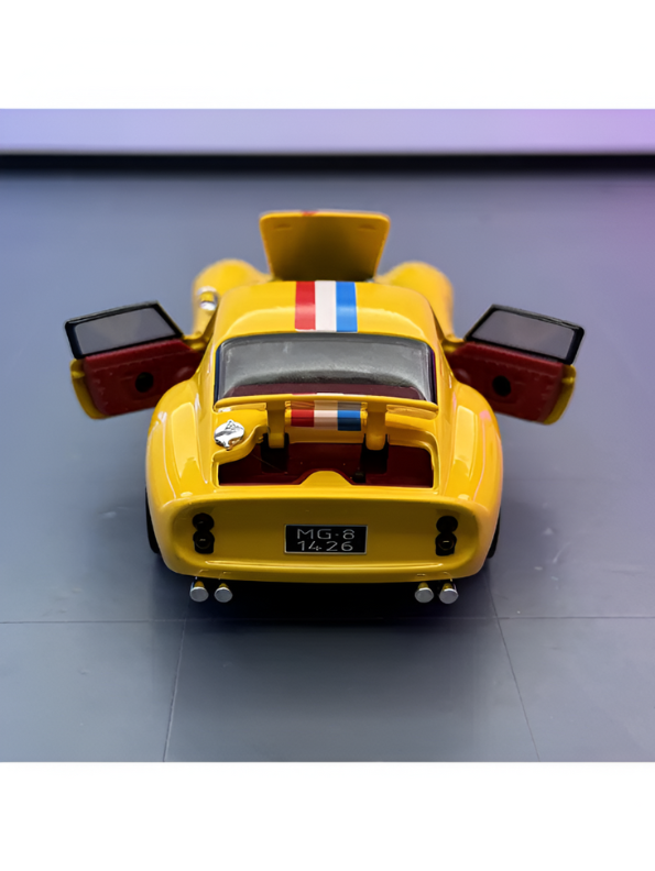 Yellow - Ferrari 250 GTO – Premium Metal Diecast Collectible Toy | High Simulation Classic Sports Car Model Scale 1:32 TV5397.