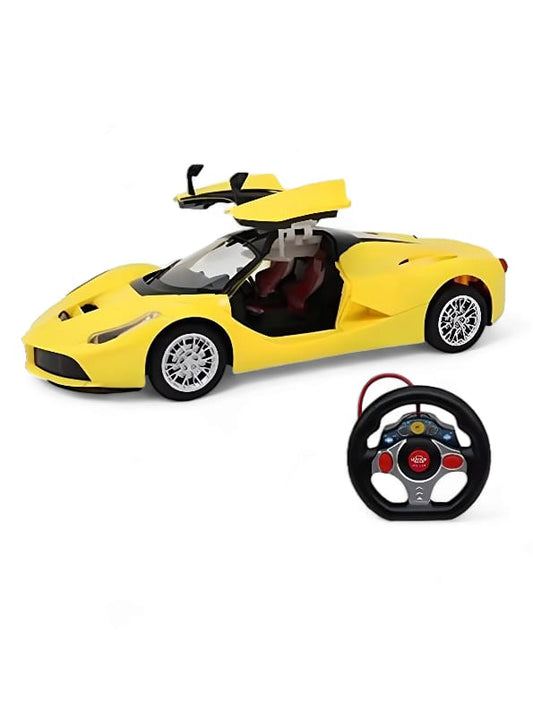 Ferrari La Ferrari Remote Control Car - Yellow (L-94) - Toyloft