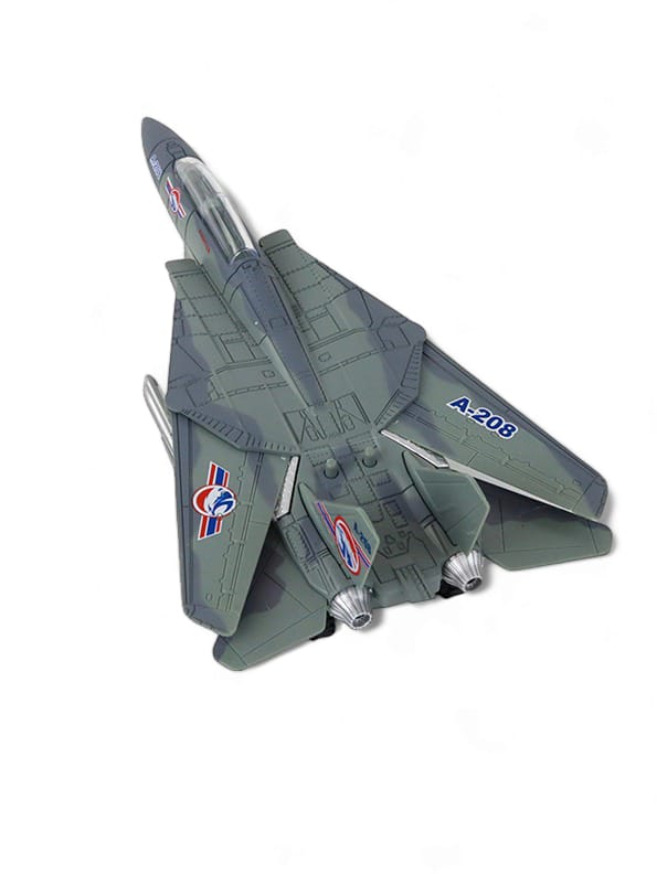 Fighter Plane Toy For Kids - Green ( Length 19 CM )(NX.L-17)