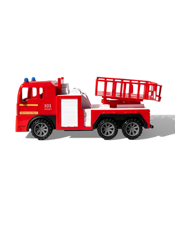 Fire Engine Toy Truck with Extendable Scissor Lift | 101 Rescue Vehicle Toy LMI14076.