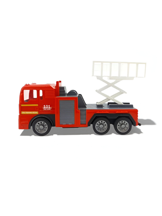 Fire Engine Toy Truck with Extendable Scissor Lift | 101 Rescue Vehicle Toy LMI14076.
