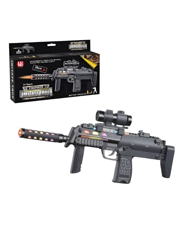 Fire Power – Imitated True Battery Operated Toy Gun | Safe & Realistic Play for Kids LMI15073.