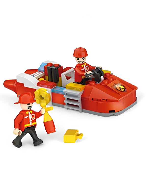 Fire Rescue Team Building Blocks Toy Set – 354pcs Plastic Firefighter & Rescue Construction Blocks for Kids TV1120.
