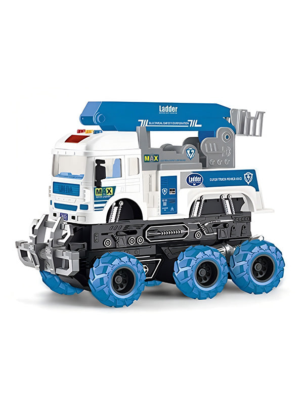 Electric Safety Truck Toy for Kids - Blue